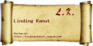 Linding Kanut névjegykártya